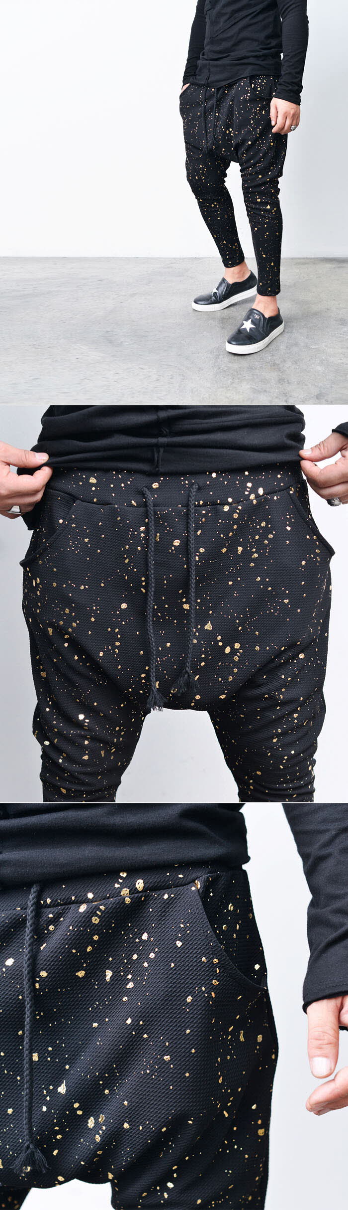 gold sweatpants mens